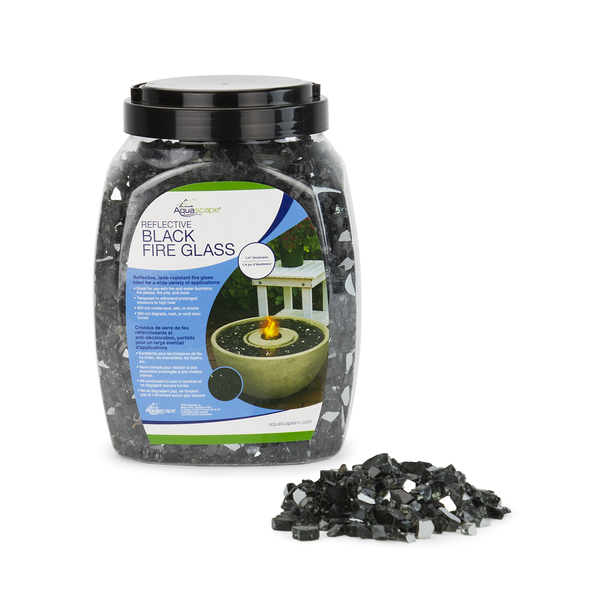 Aquascape Reflective Black Fire Glass