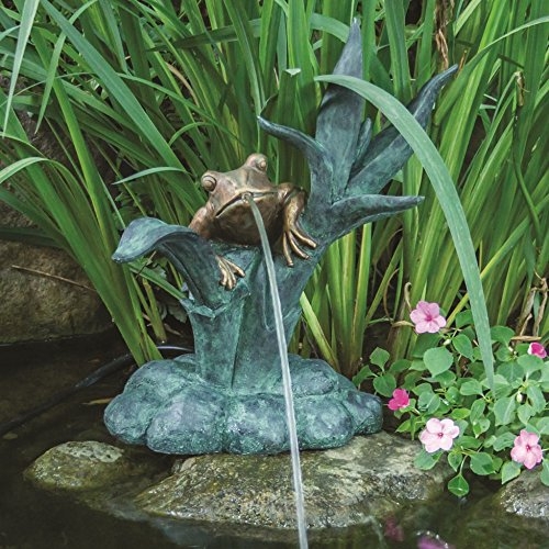 Aquascape Frog on Reed Spitter w/ Pump