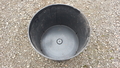 30 gallon squat black tub (23