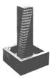 Granite Water Fountain w/Basin (30