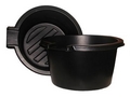 MacCourt Whiskey Barrel liner w/spill (Plantainer) 26