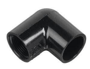 Black PVC 90 degree Elbow 1 1/4