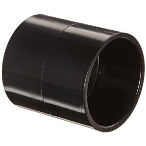 Black PVC Coupling 1 1/2