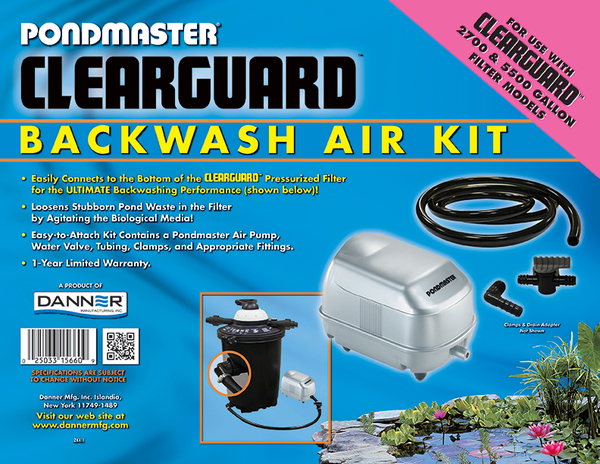 Pondmaster Clearguard Small Air Kit for Pressurized Filters 2.7 and 5.5