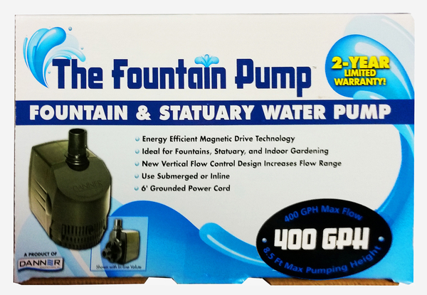 Pondmaster SP-400 400gph Statuary Pump w/ 1/2