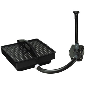 Pondmaster 1500 pump & filter kit, includes 500gph pump & PM1000 filter