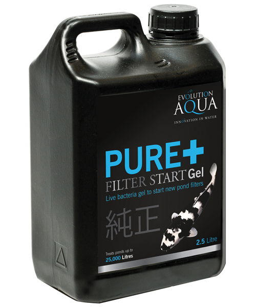Evo Aqua Filter Start Gel 2.5 LIter  Treats 4600 gal pond