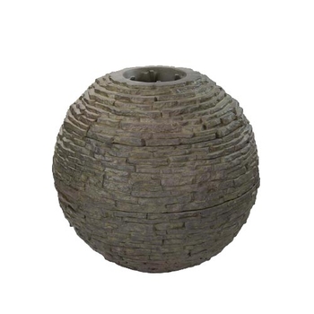 Aquascape Large Stacked Slate Sphere | Color Falls, FastFalls, FilterWeirs, & Spillways