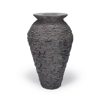 Aquascape Medium Stacked Slate Urn | Fountains - Spitters