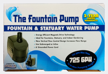 Pondmaster SP-800 800gph Statuary Pump w/ 1/2