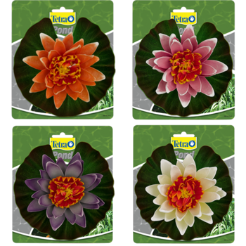 Tetra Silk Floating Water Lily - Assorted colors | Predator Deterrent