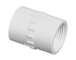 White PVC female adapter 1